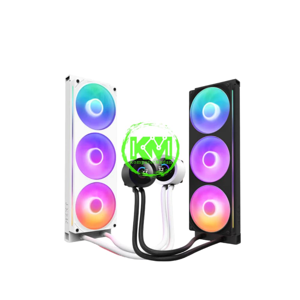 NZXT KRAKEN 360 RGB DISPLAY RGB BLACK WHITE FAN PROCESSOR - Image 2