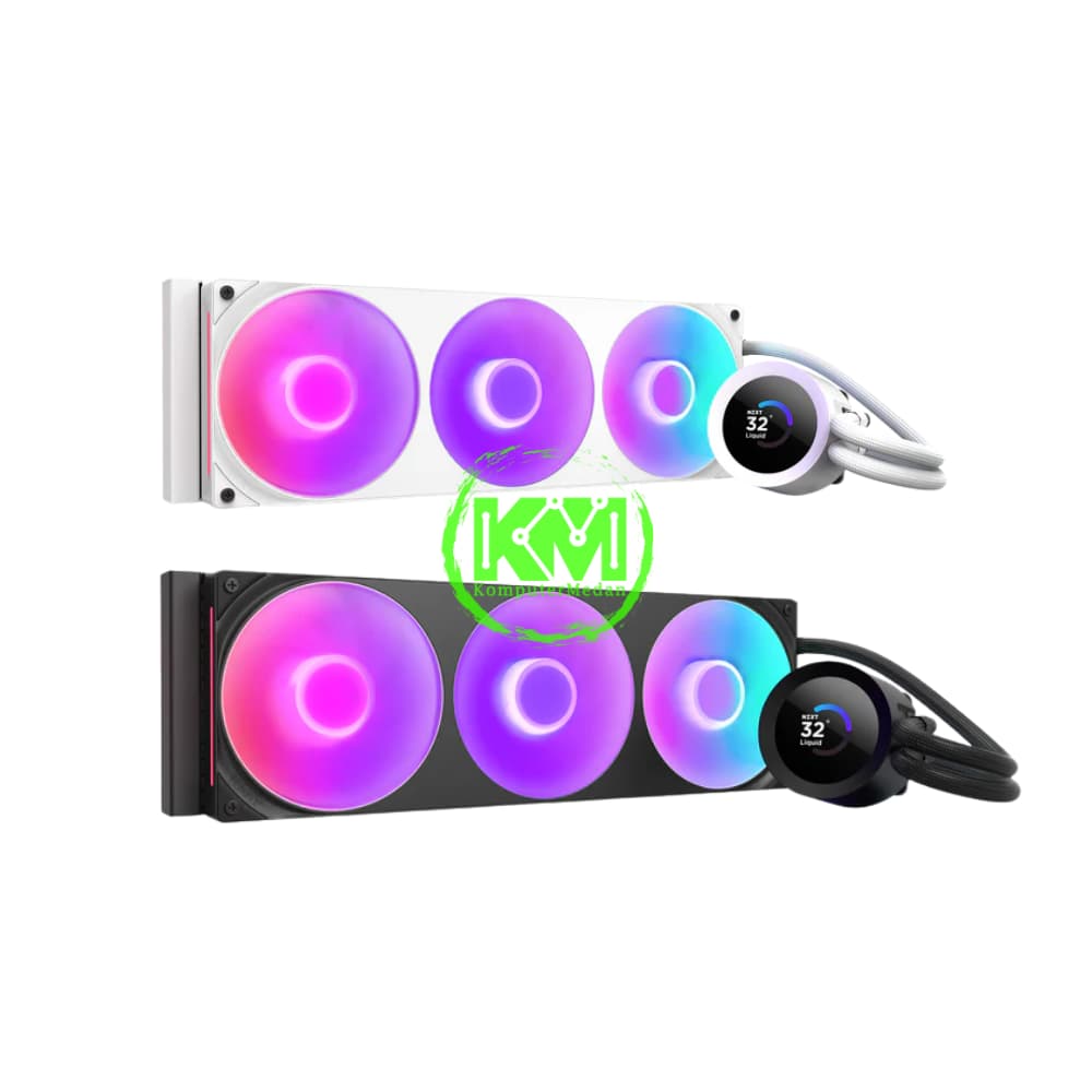 NZXT KRAKEN 360 RGB DISPLAY RGB BLACK WHITE FAN PROCESSOR