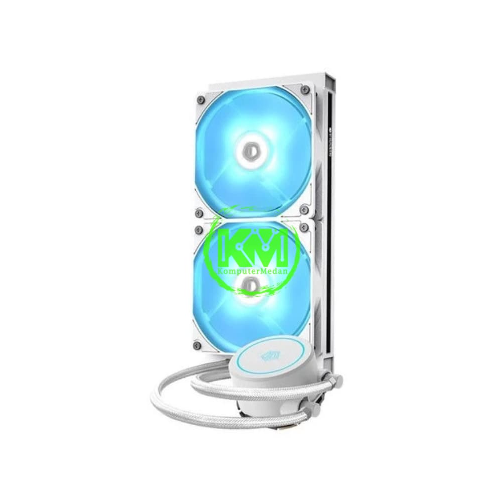 ID-COOLING AIO AURAFLOW X 240 EVO RGB SNOW FAN PROCESSOR - Image 4