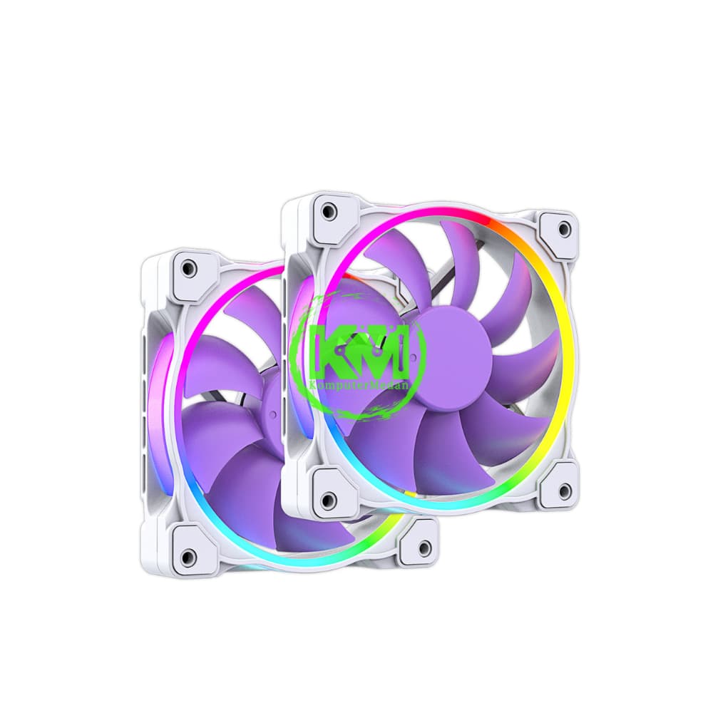 ID-COOLING AIO PINKFLOW 240 DIAMOND PURPLE ARGB FAN PROCESSOR - Image 4