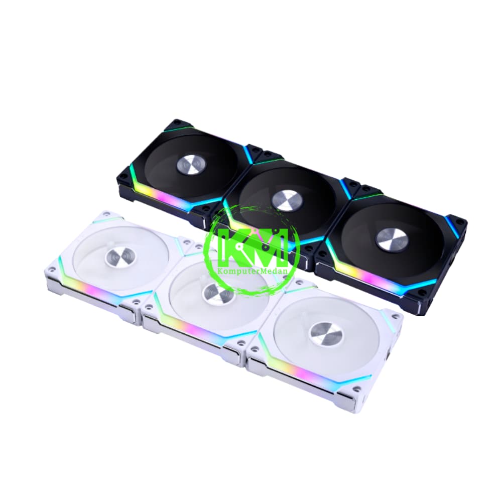 LIAN LI SL 120 V2 ARGB 3 PACK BLACK WHITE FAN CASING