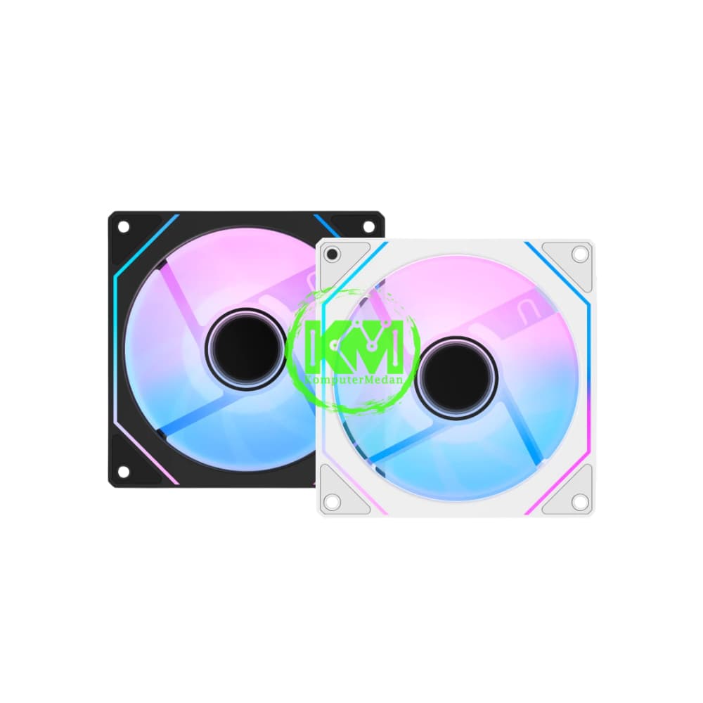 OCYPUS GAMMA F12 ARGB FAN CASE REVERSE BLADE BLACK WHITE FAN CASING - Image 3