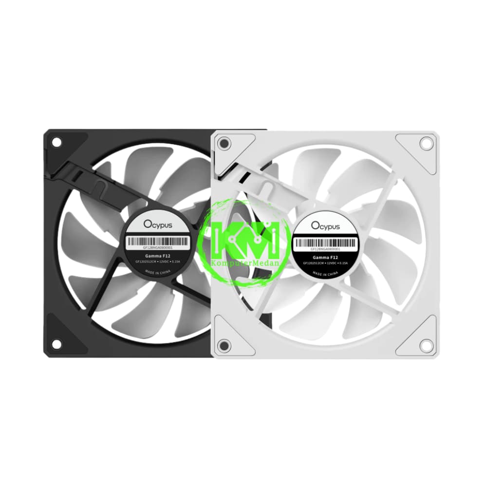 OCYPUS GAMMA F12 ARGB FAN CASE REVERSE BLADE BLACK WHITE FAN CASING - Image 5