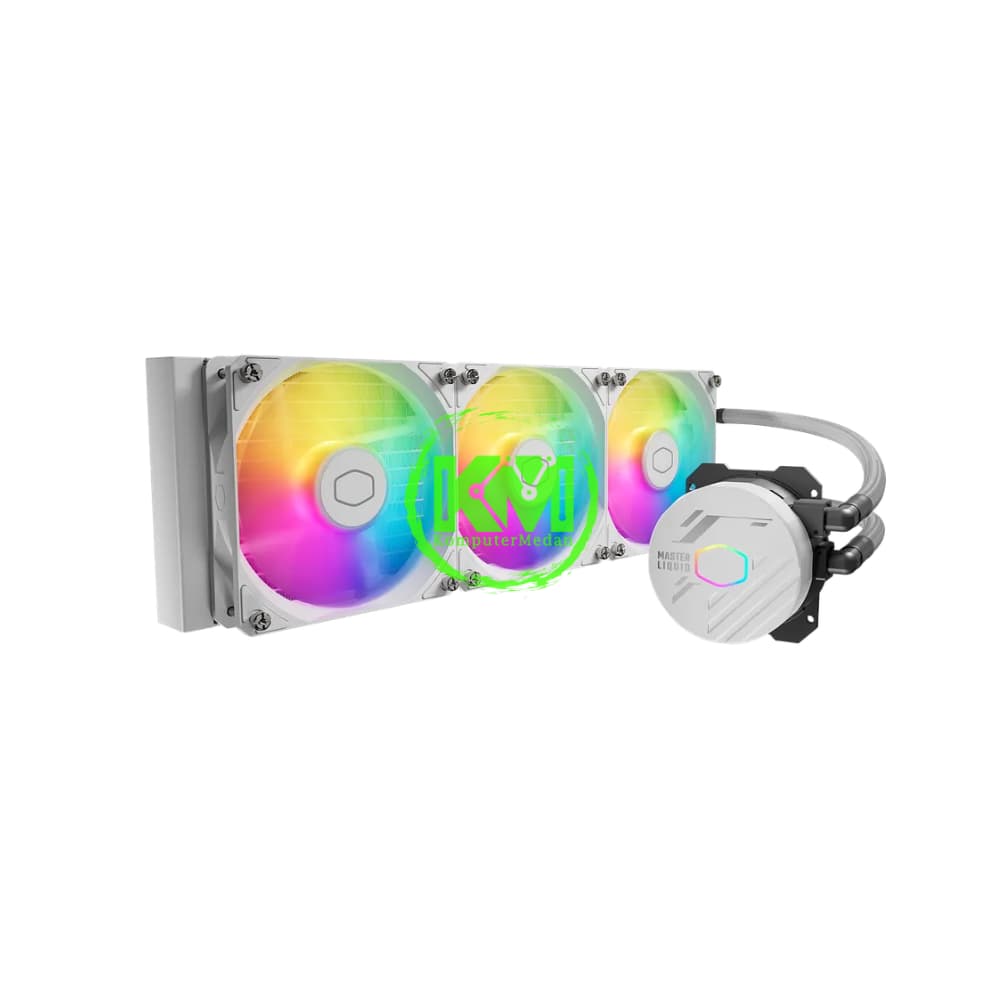 COOLER MASTER MASTER LIQUID ML360L CORE ARGB WHITE FAN PROCESSOR - Image 1