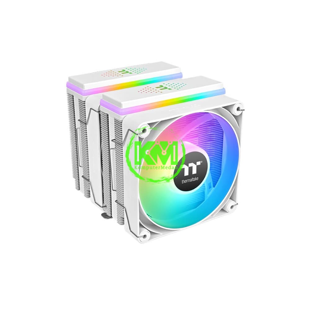 THERMALTAKE ASTRIA 600 ARGB WHITE DUAL FAN PROCESSOR - Image 1