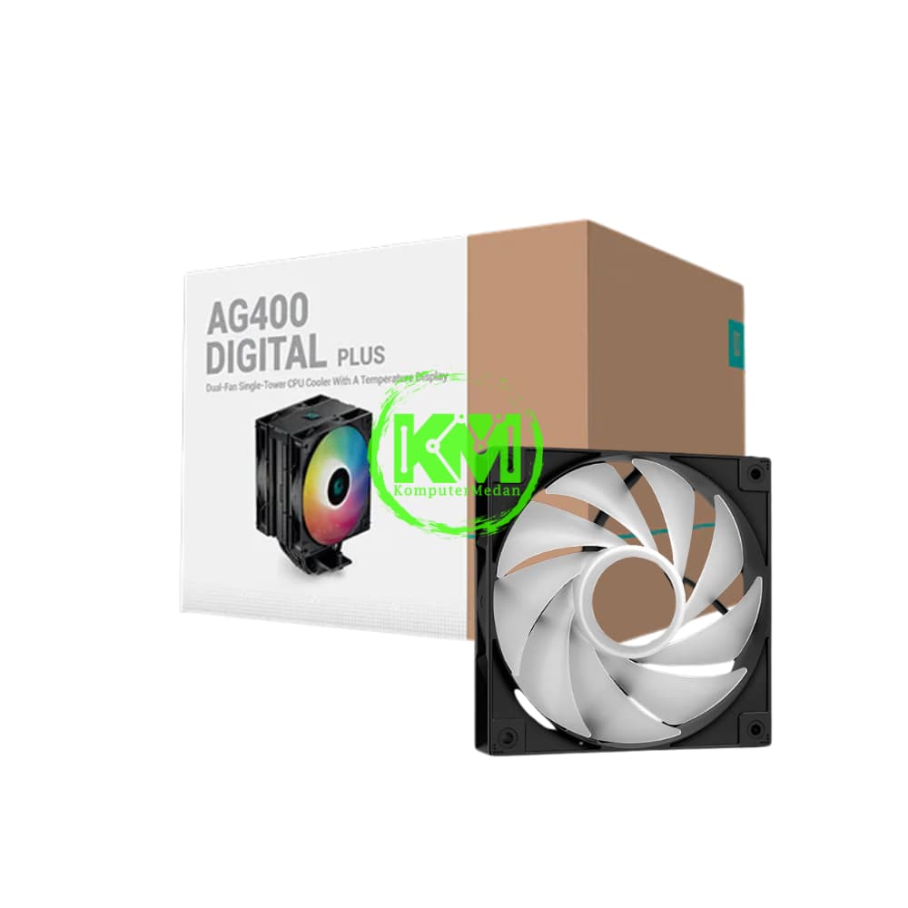 DEEPCOOL AG400 DIGITAL PLUS ARGB DUAL FAN PROCESSOR - Image 1