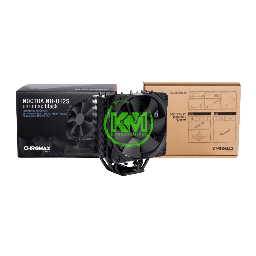 NOCTUA NH-U12S CHROMAX CPU COOLER - Image 1