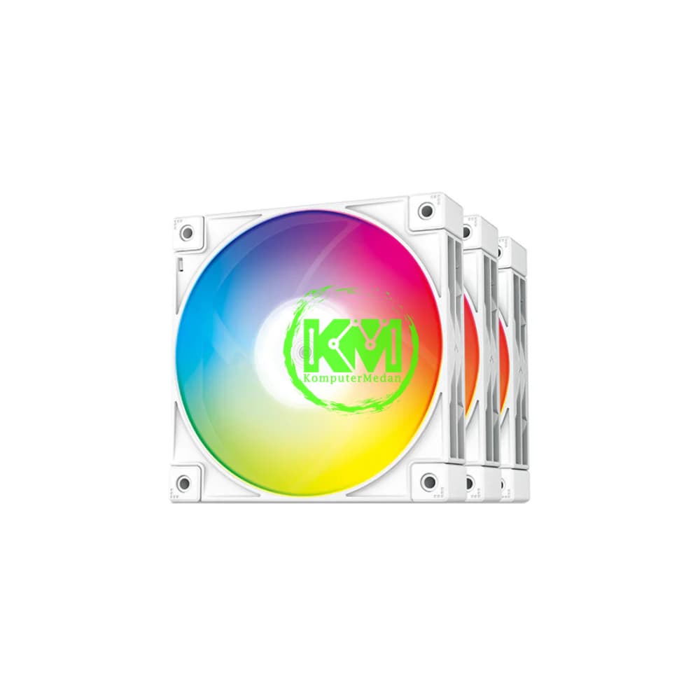 DEEPCOOL FC120 ARGB WHITE 3IN1 FAN CASING - Image 2