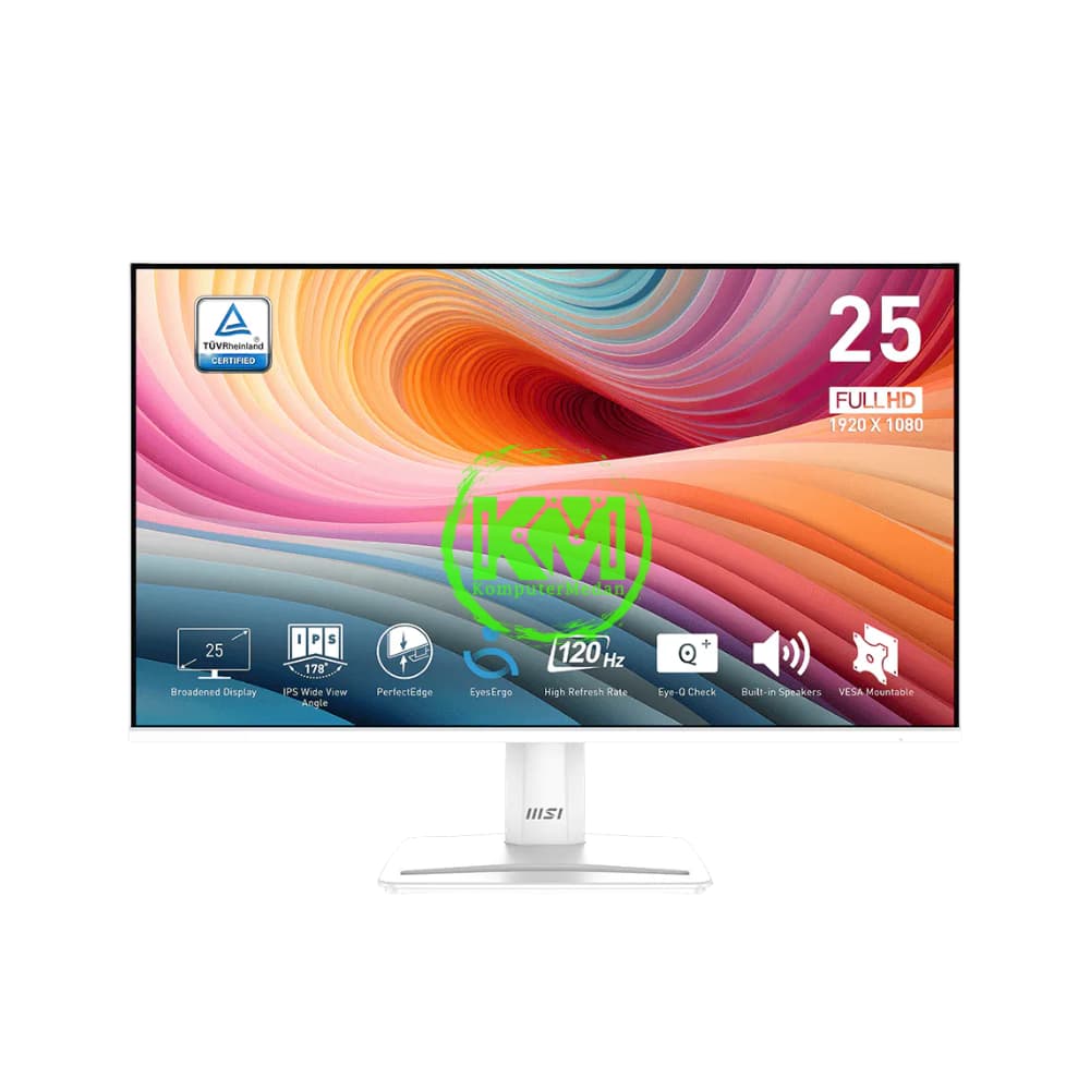 MSI PRO MP251W E2 WHITE LED MONITOR