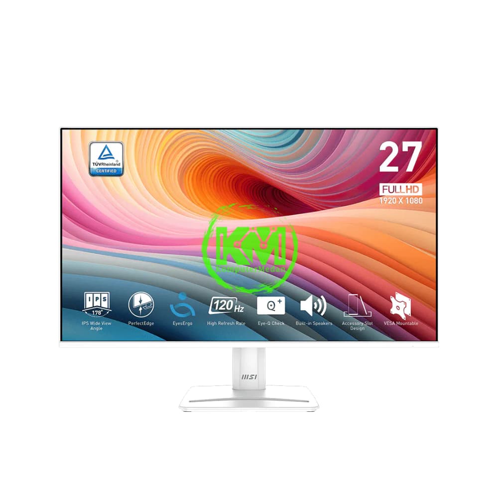 MSI PRO MP275 E2 WHITE LED MONITOR - Image 1