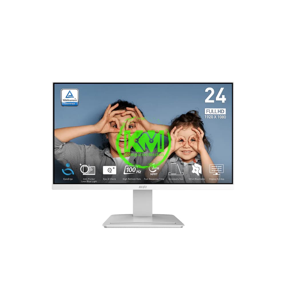 MSI PRO MP2412W WHITE LED MONITOR - Image 2