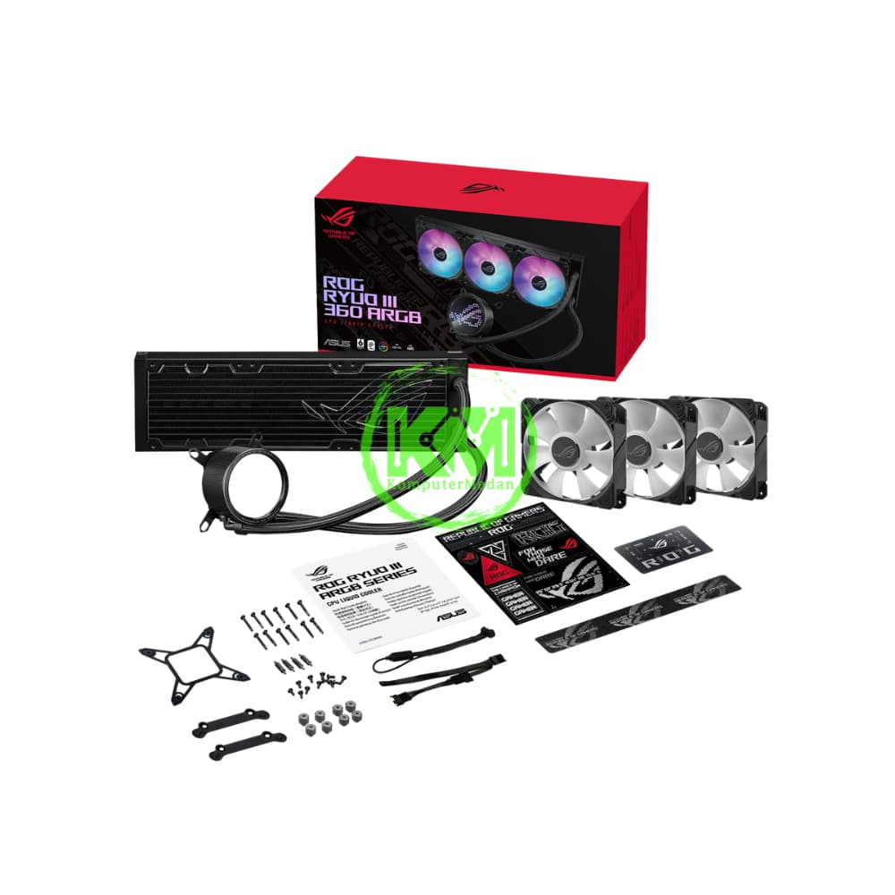 ASUS ROG RYUO III 360 ARGB AIO LIQUID COOLER FAN - Image 7