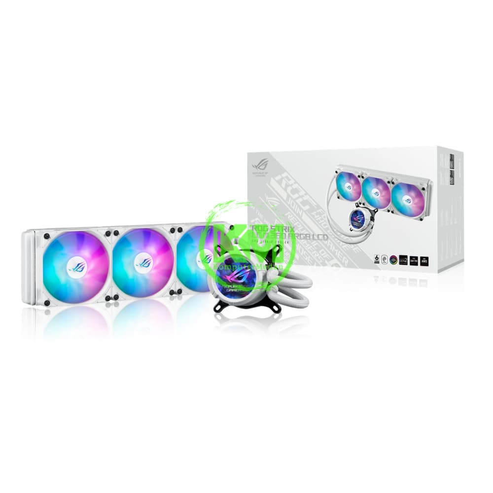 ASUS ROG STRIX LC III 360 ARGB WHITE AIO LIQUID COOLER FAN - Image 1