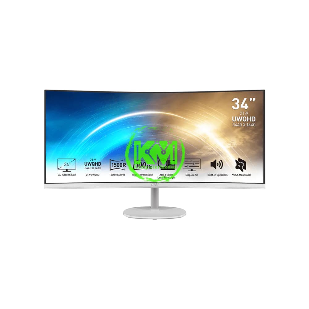 MSI MP341CQW WHITE LED MONITOR