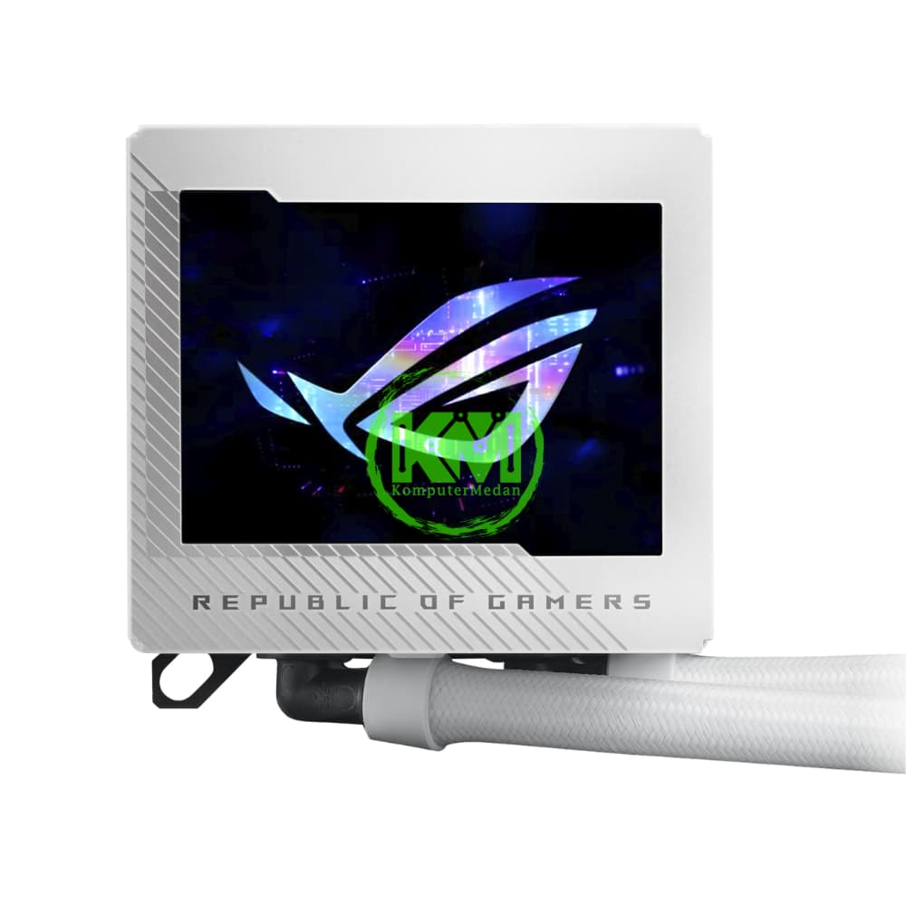 ASUS ROG RYUJIN III 360 ARGB WHITE AIO LIQUID COOLER FAN - Image 3