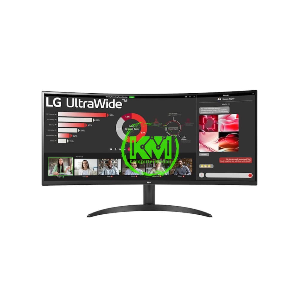 LG 34WR50QC LED MONITOR - Image 1