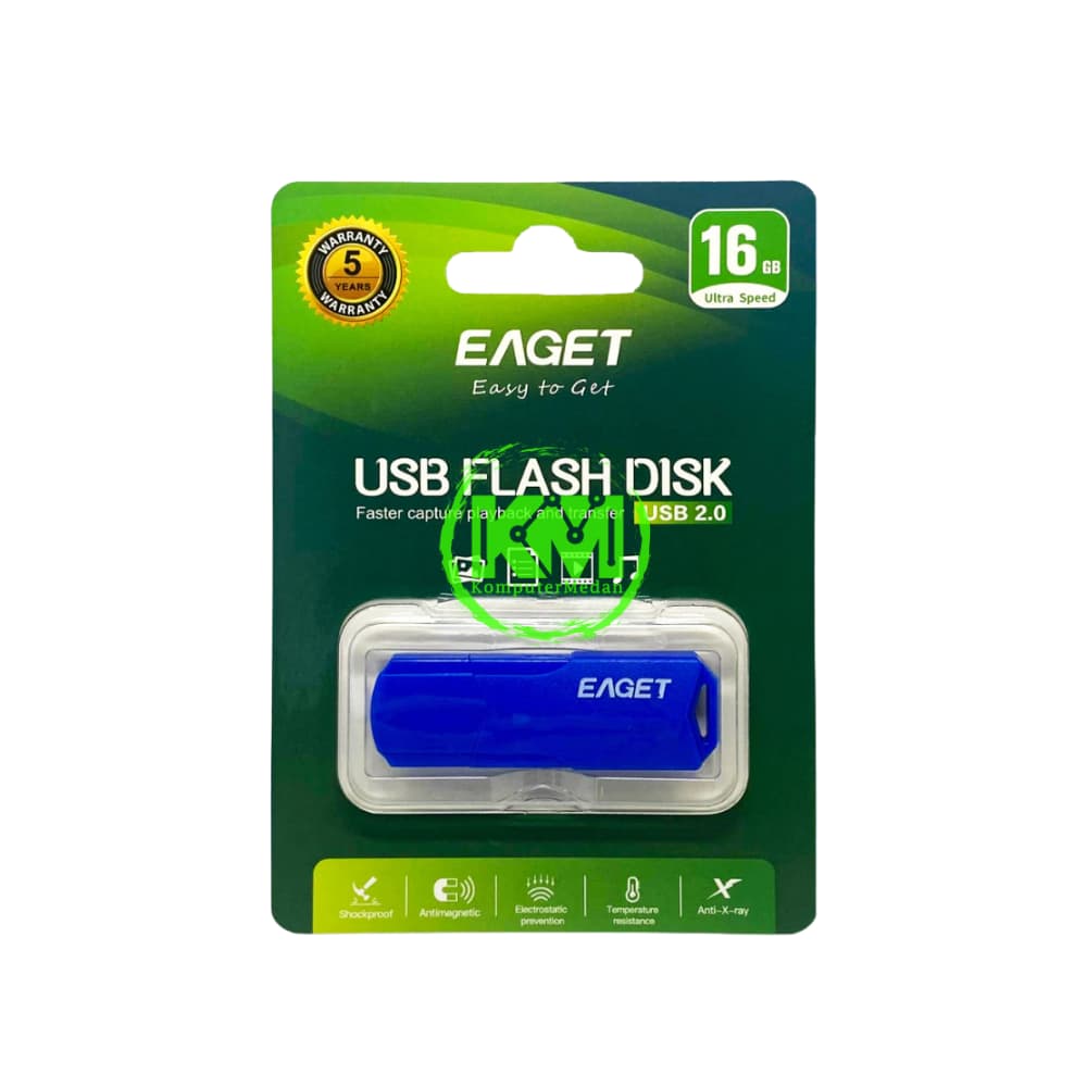 EAGET F1 16GB BLUE FLASHDISK - Image 1