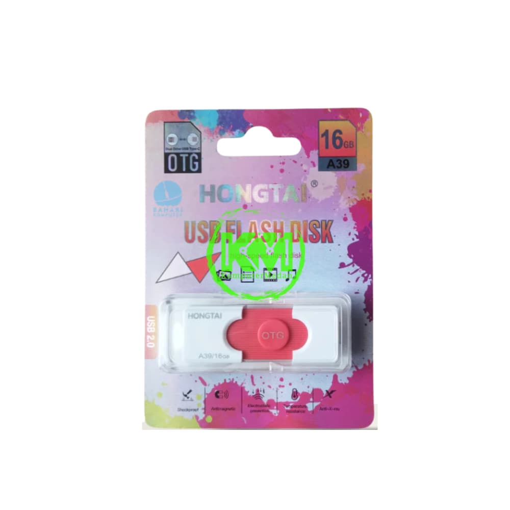 HONGTAI A39 RED 16GB TYPE-C USB FLASHDISK - Image 1