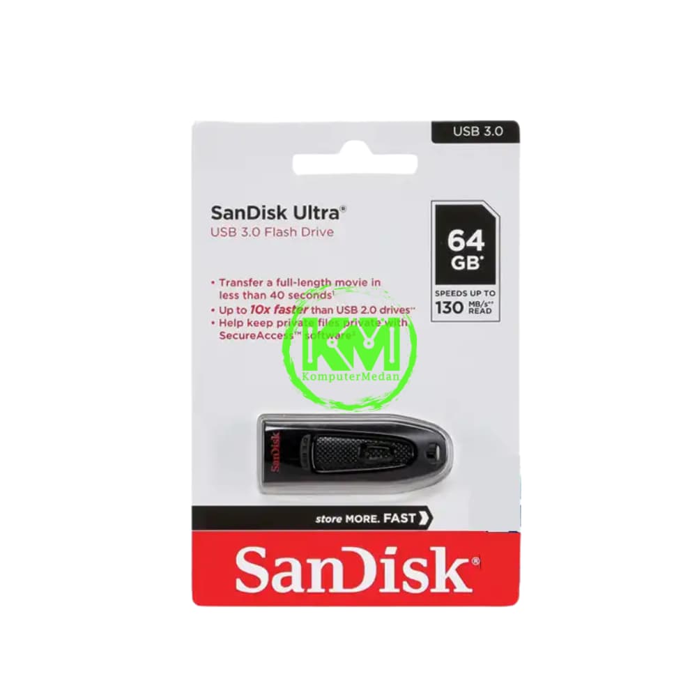 SANDISK ULTRA CZ48 64GB USB 3.0 FLASHDISK