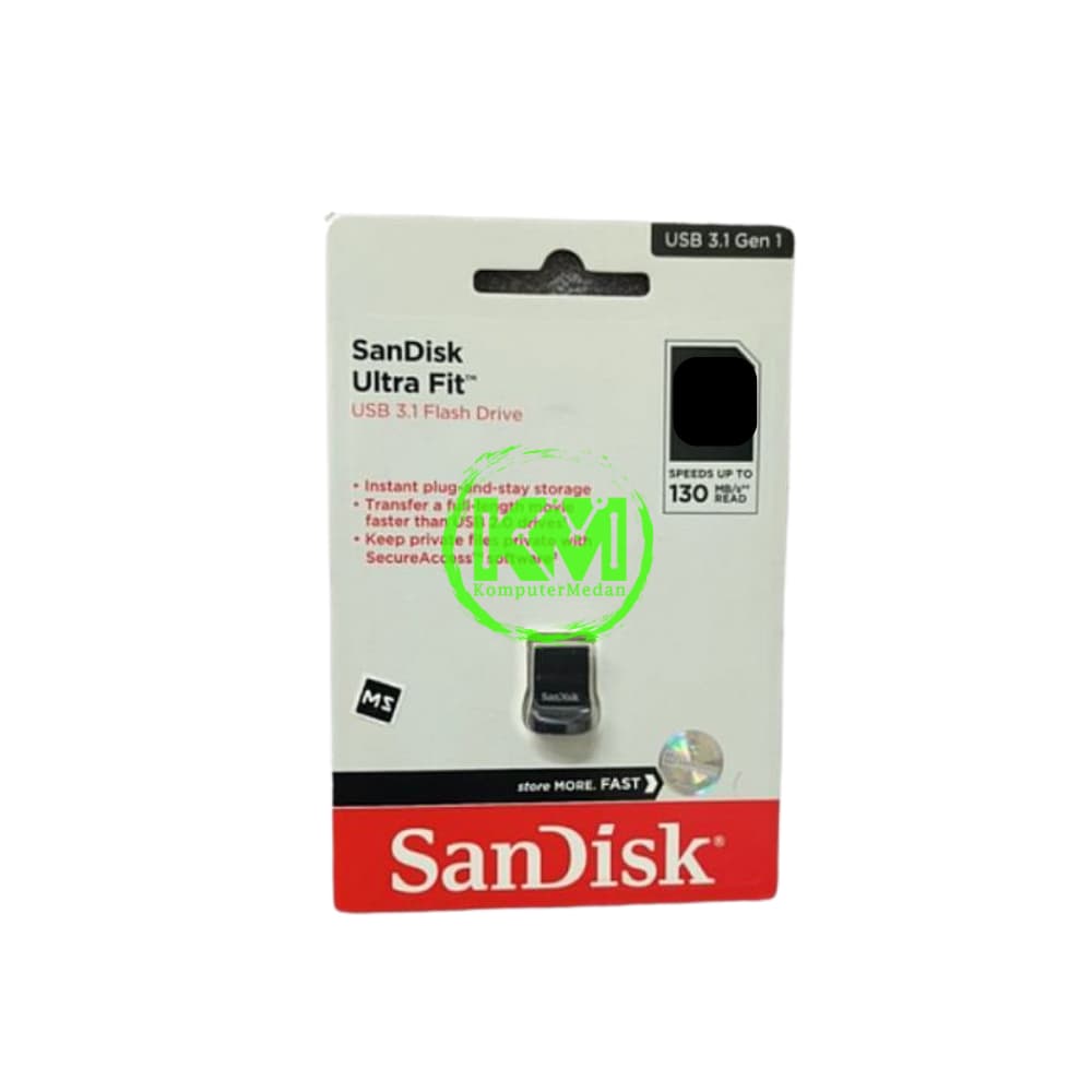 SANDISK ULTRA FIT SDCZ430 256GB USB 3.1 FLASHDISK - Image 1