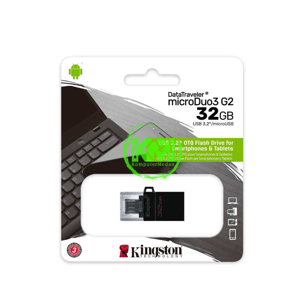 KINGSTON DATATRAVELLER MICRODUO3 G2 32GB NP FLASHDISK - Image 1