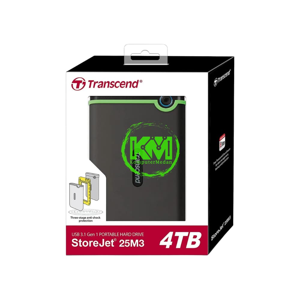 TRANSCEND STOREJET 4TB TS4TSJ25M3S EXTERNAL HDD