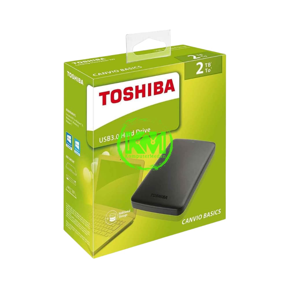 TOSHIBA 2TB EXTERNAL HDD