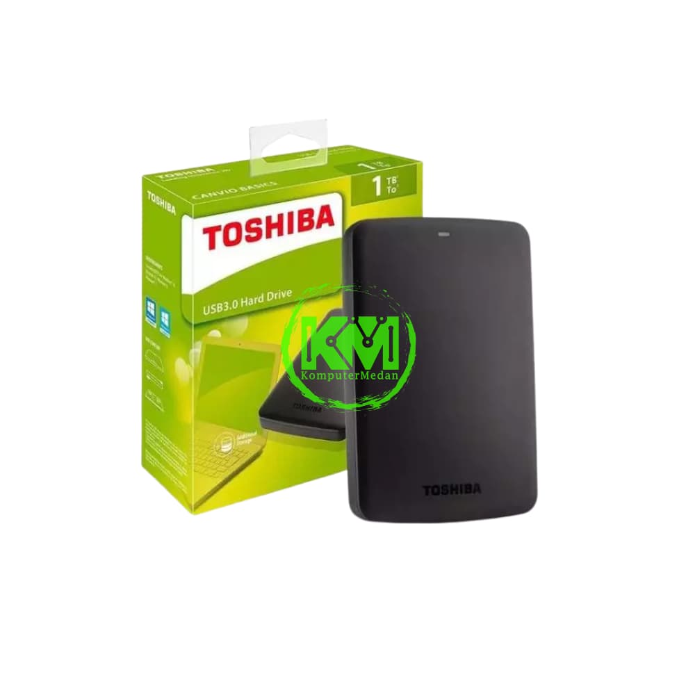 TOSHIBA 1TB EXTERNAL HDD - Image 1