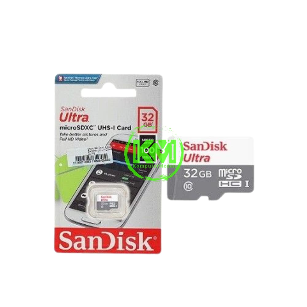 SANDISK MICROSD CLASS 10 32GB 100MBPS MEMORY CARD - Image 1