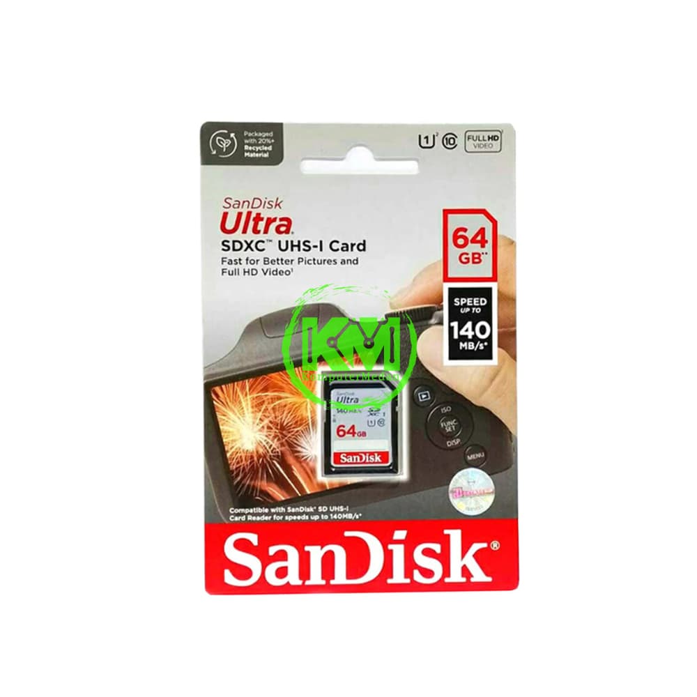 SANDISK MICROSD CLASS 10 64GB MEMORY CARD - Image 1