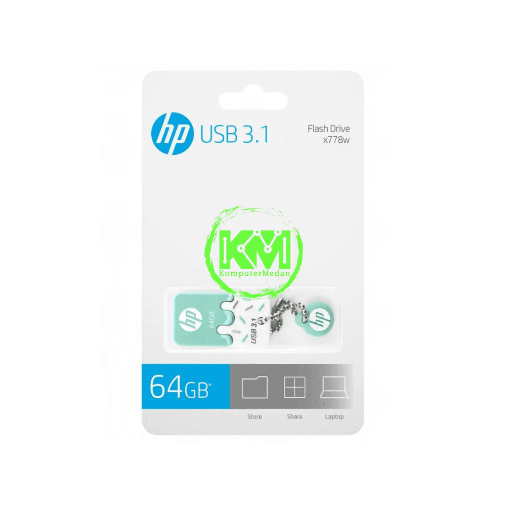HP X778W 64GB USB 3.1 GREEN FLASHDISK