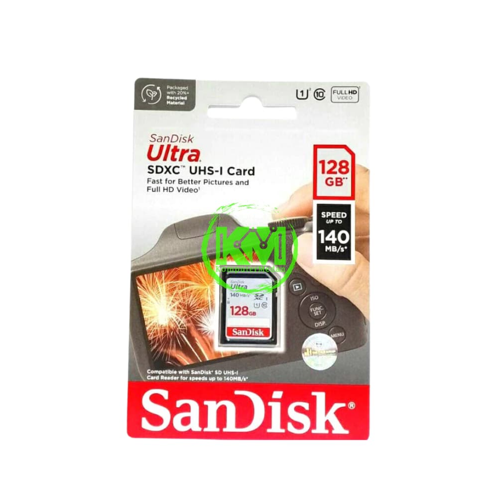SANDISK SDCARD CLASS10 128GB 100MB MEMORY CARD
