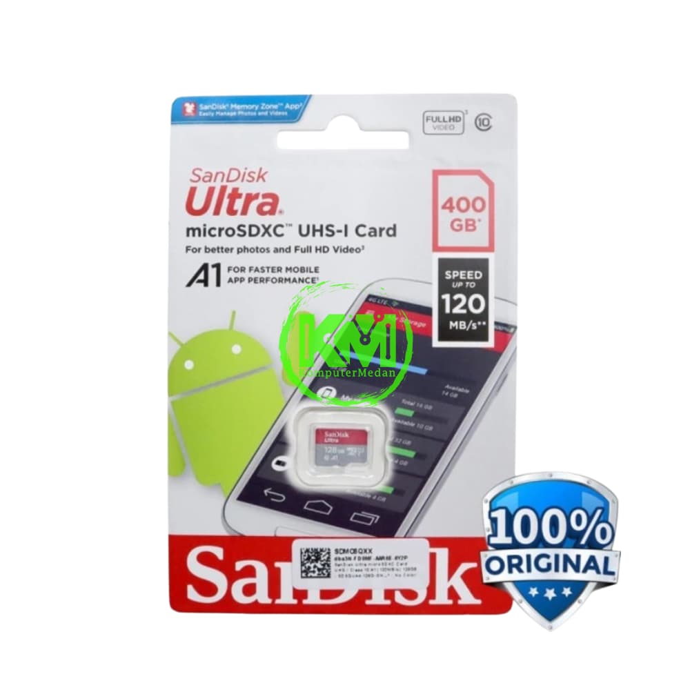SANDISK MICROSD CLASS 10 400GB 120MBPS FLASHDISK