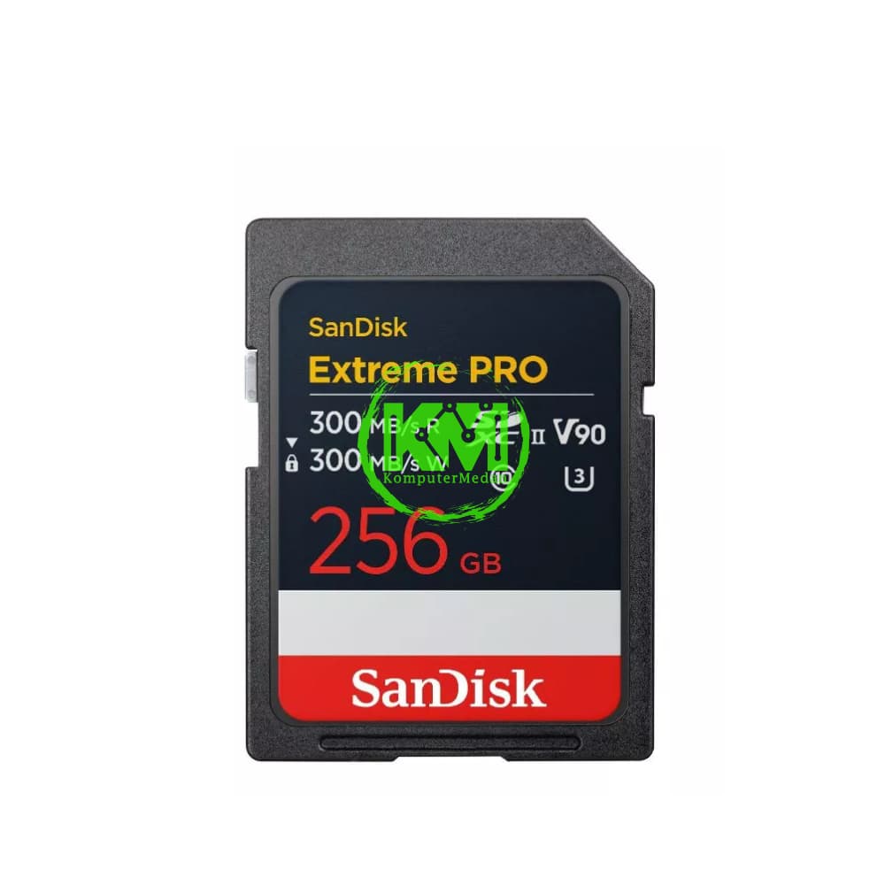 SANDISK SDCARD EXTREME PRO 256GB 300MB V90 MEMORY CARD - Image 2