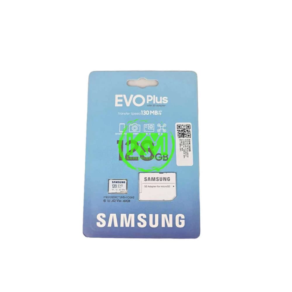 SAMSUNG MICROSD 128 EVOPLUS 130MB MEMORY CARD