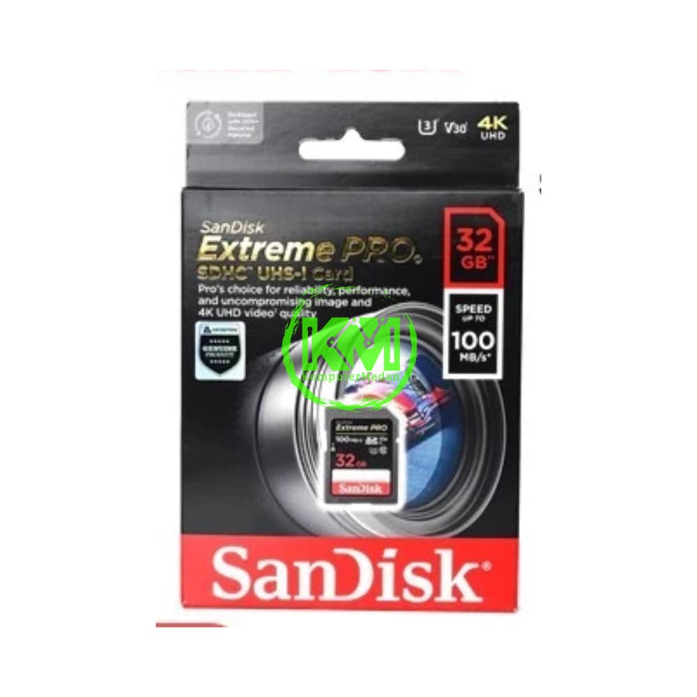 SANDISK SDCARD EXTREME PRO 32GB 100 90MB MEMORY CARD - Image 1