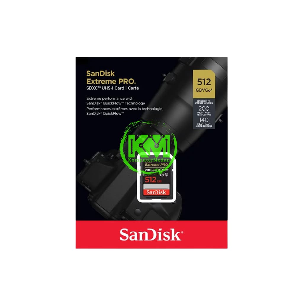 SANDISK SDCARD EXTREME PRO 128GB 200MB MEMORY CARD