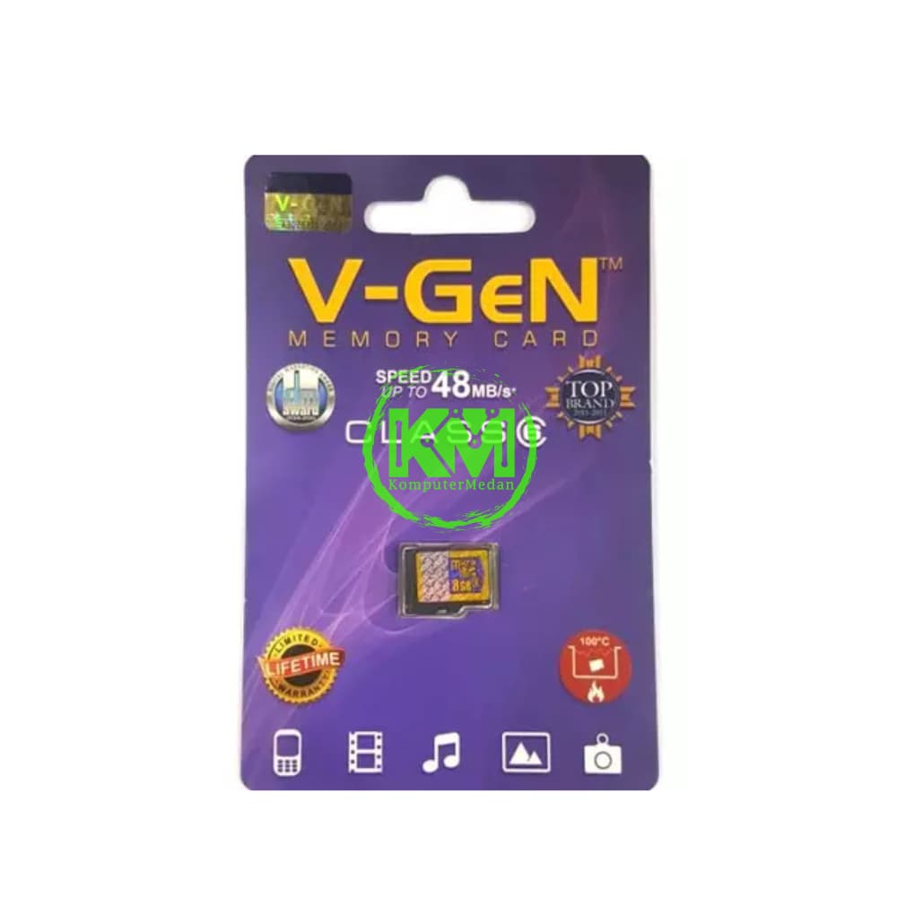 VGEN MICROSC 8GB MEMORY CARD