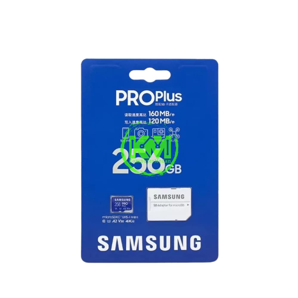SAMSUNG MICROSD 256GB PRO PLUS 180MB MEMORY CARD - Image 1