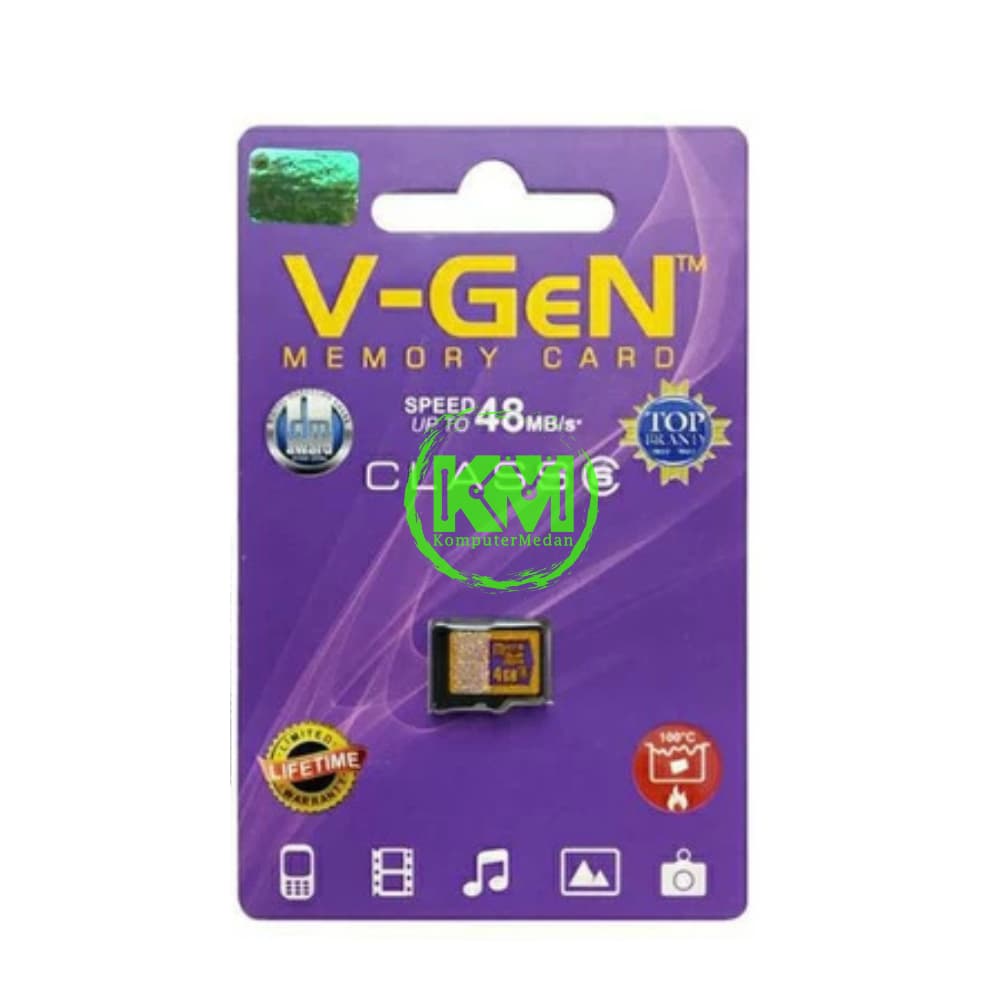VGEN MICROSD 4GB MEMORY CARD