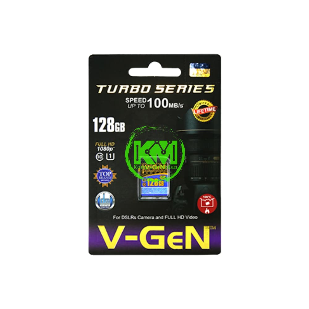VGEN SDCARD 128GB CLASS 10 TURBO SERIES MEMORY CARD