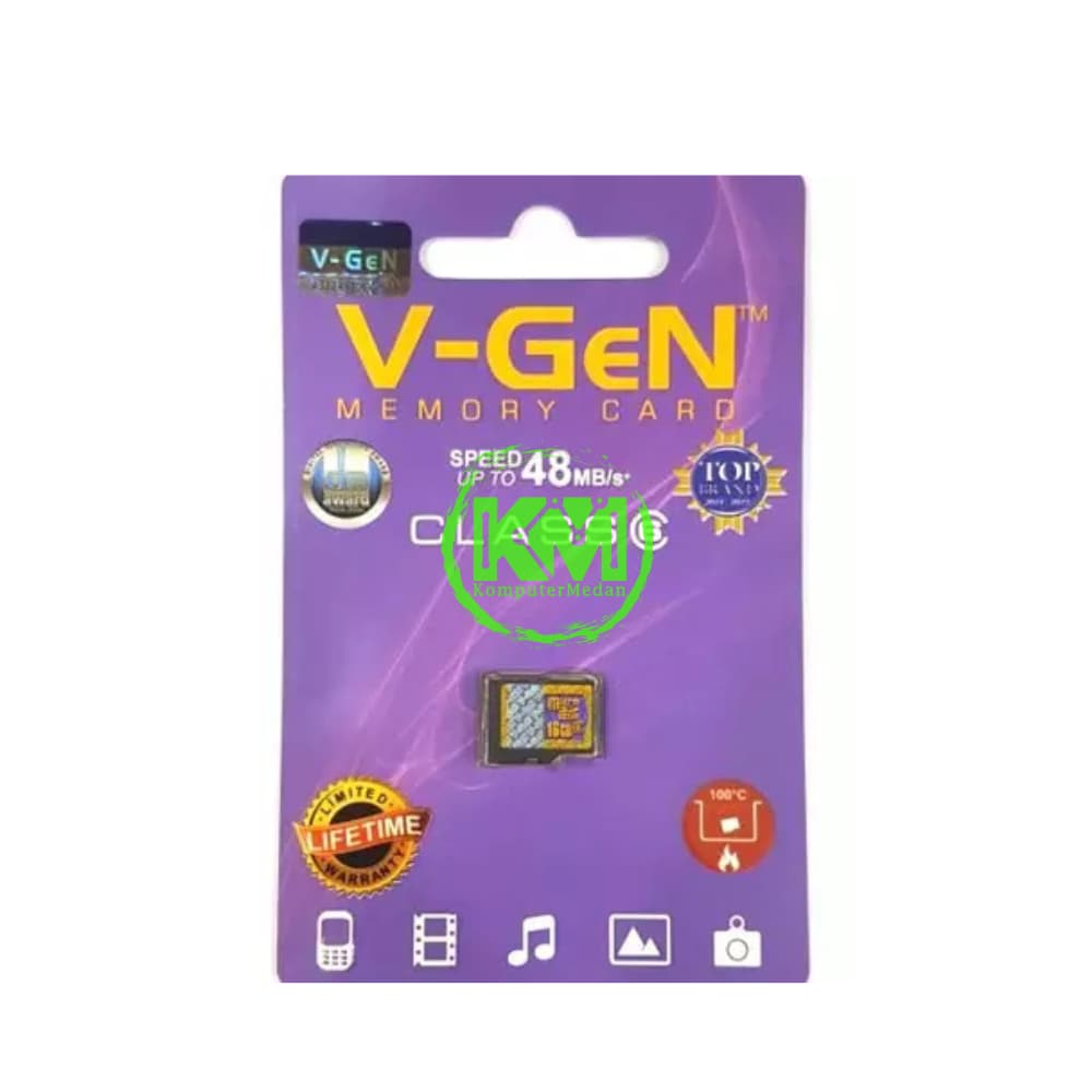 VGEN MICROSD 16GB MEMORY CARD - Image 1