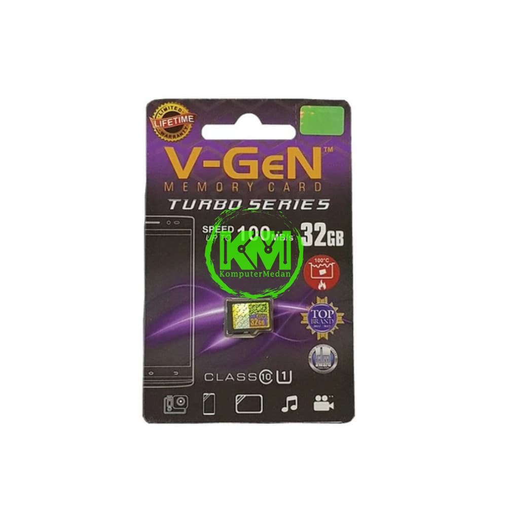 VGEN MICROSD 32GB CLASS 10 TURBO SERIES MEMORY CARD - Image 1