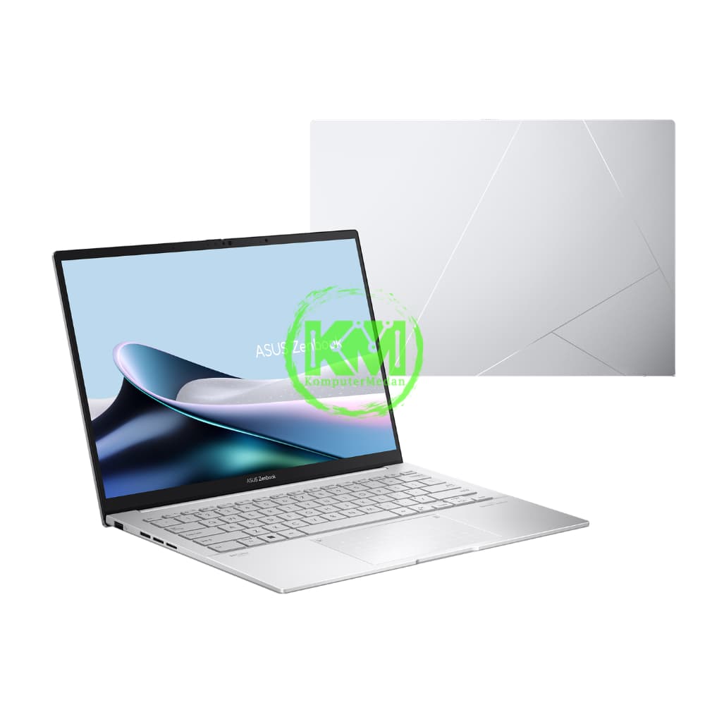 ASUS ZENBOOK 14 OLED UX3405CA-OLEDS5112TM FOGGY SILVER LAPTOP - Image 1