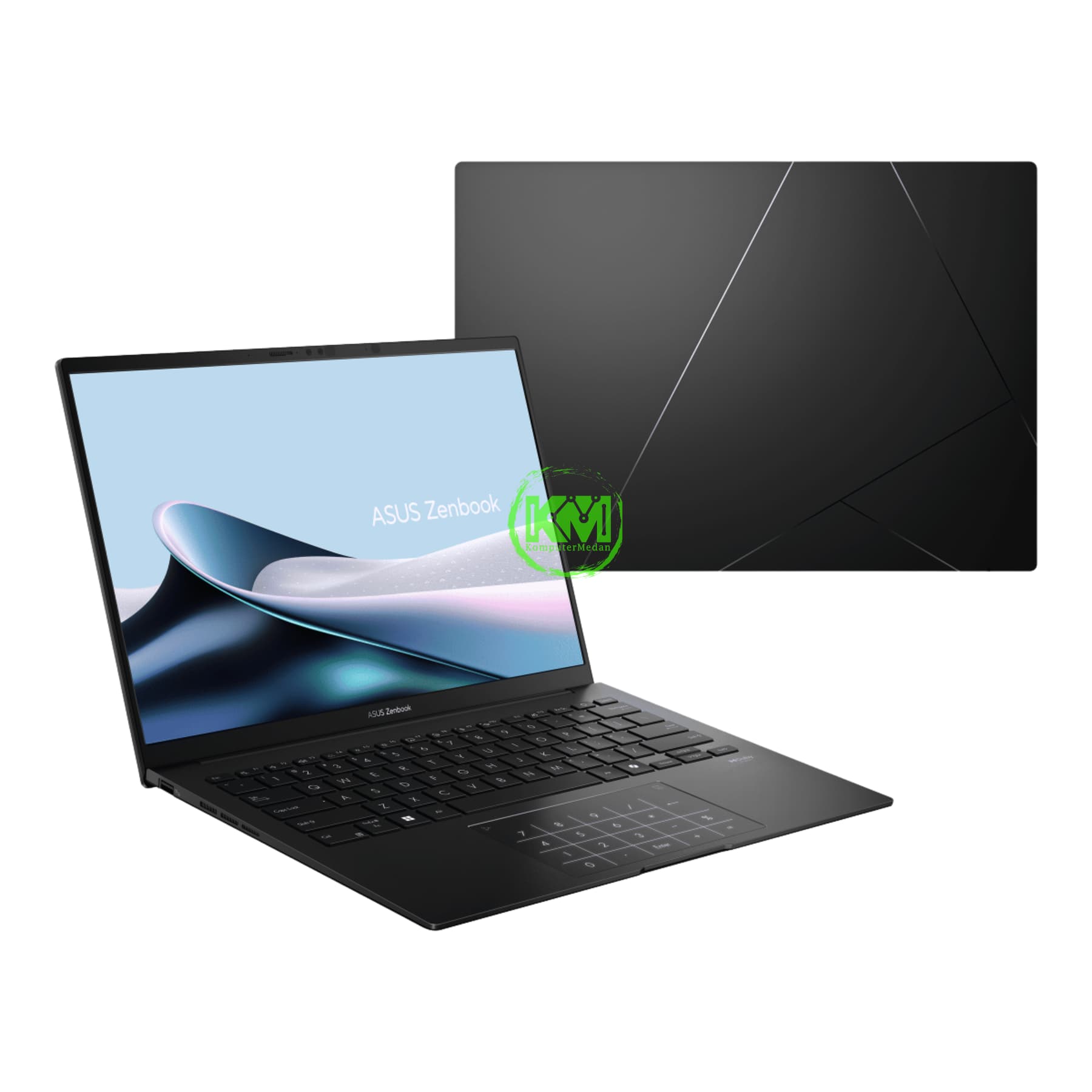ASUS ZENBOOK 14 OLED UM3406KA-OLEDS7311M JADE BLACK LAPTOP