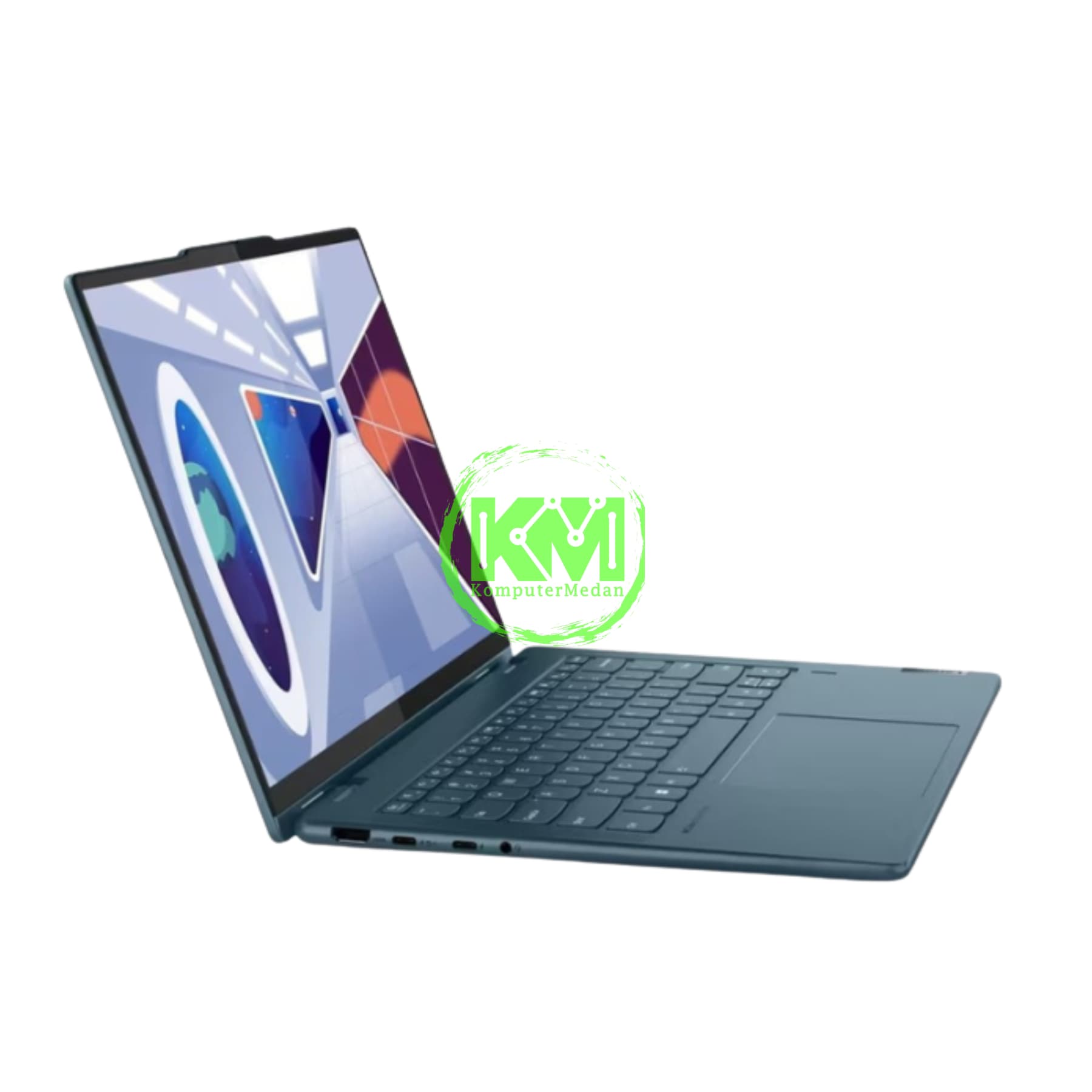 LENOVO YOGA 2-IN-1 14IML9 TIDAL TEAL LAPTOP - Image 2