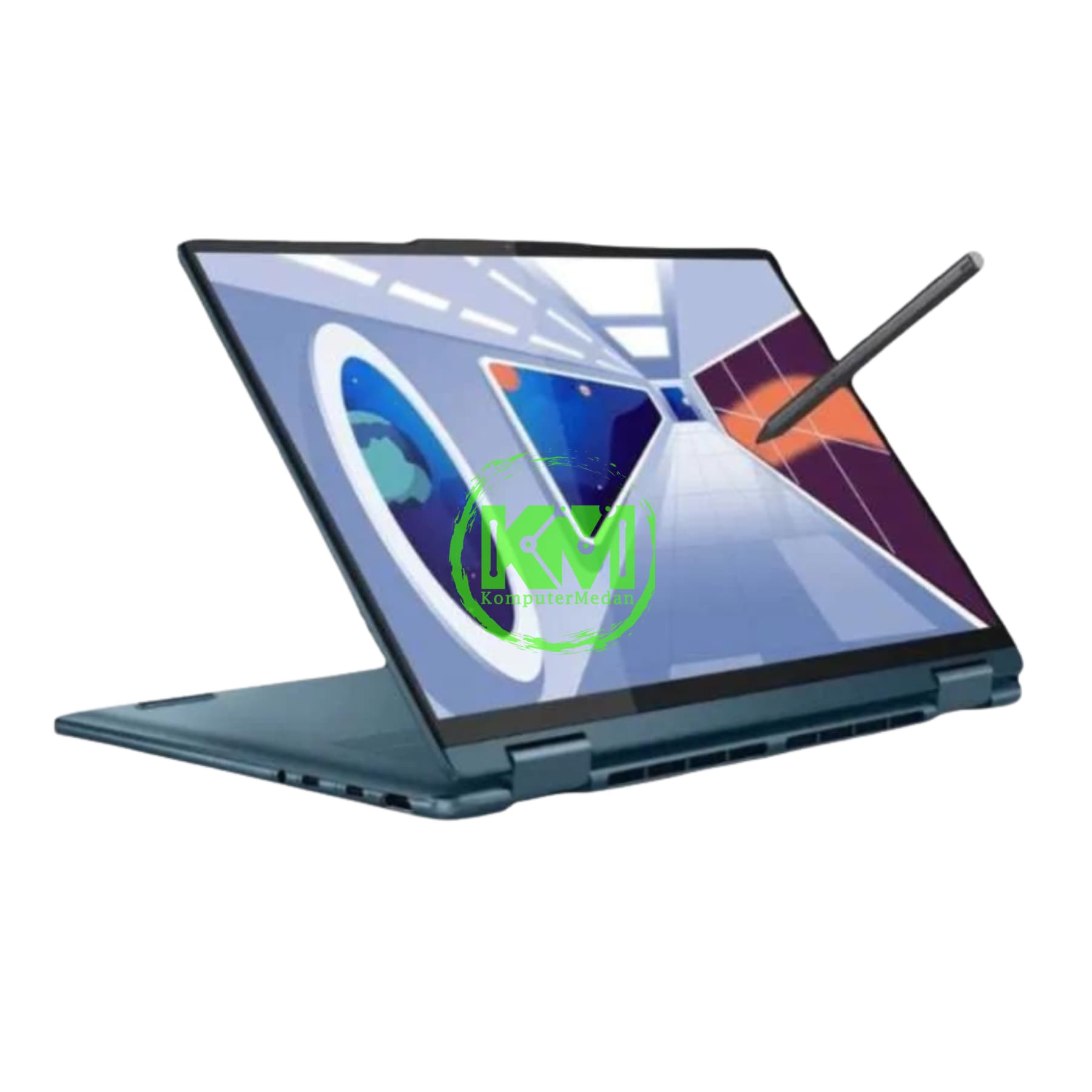 LENOVO YOGA 2-IN-1 14IML9 TIDAL TEAL LAPTOP - Image 4