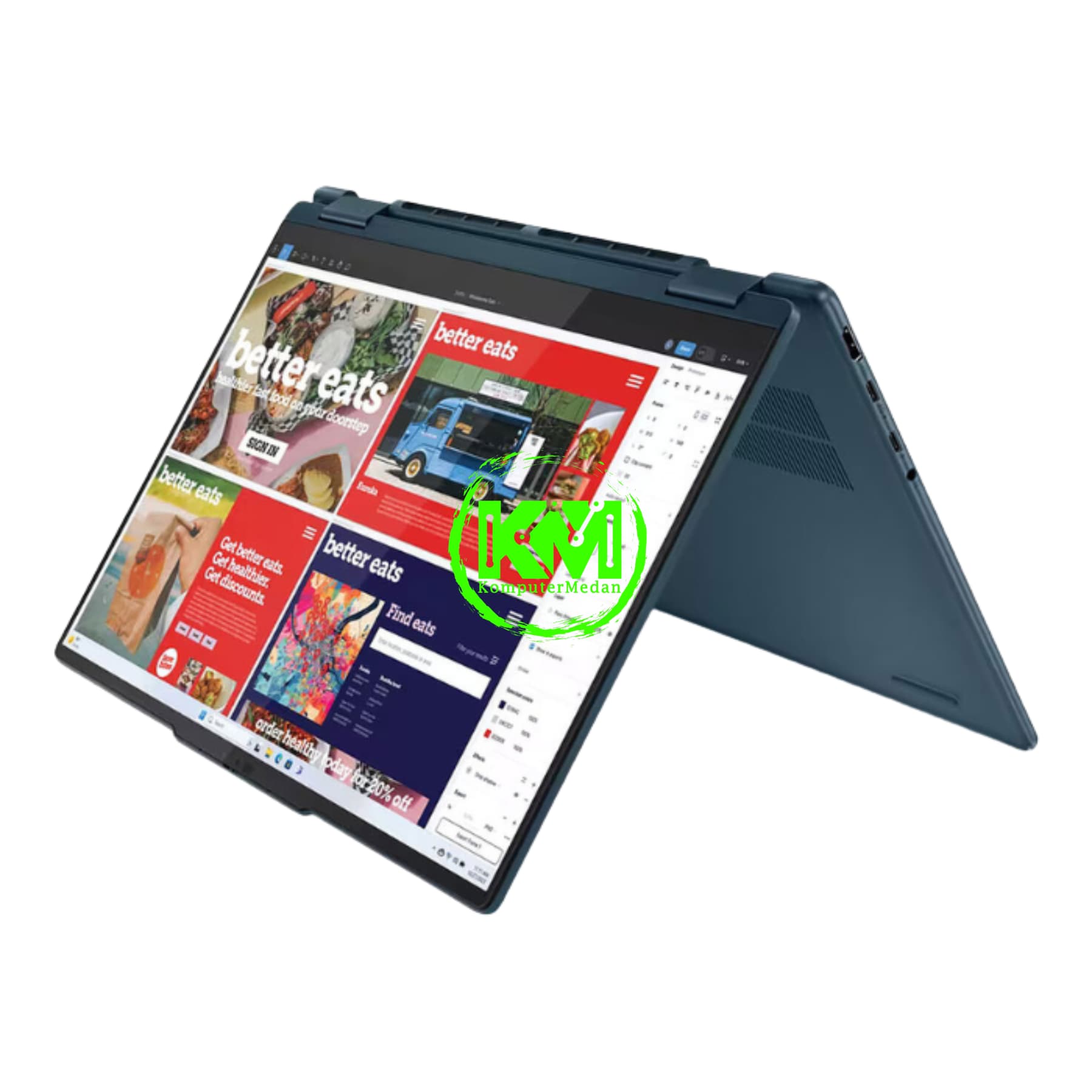 LENOVO YOGA 2-IN-1 14IML9 TIDAL TEAL LAPTOP - Image 5