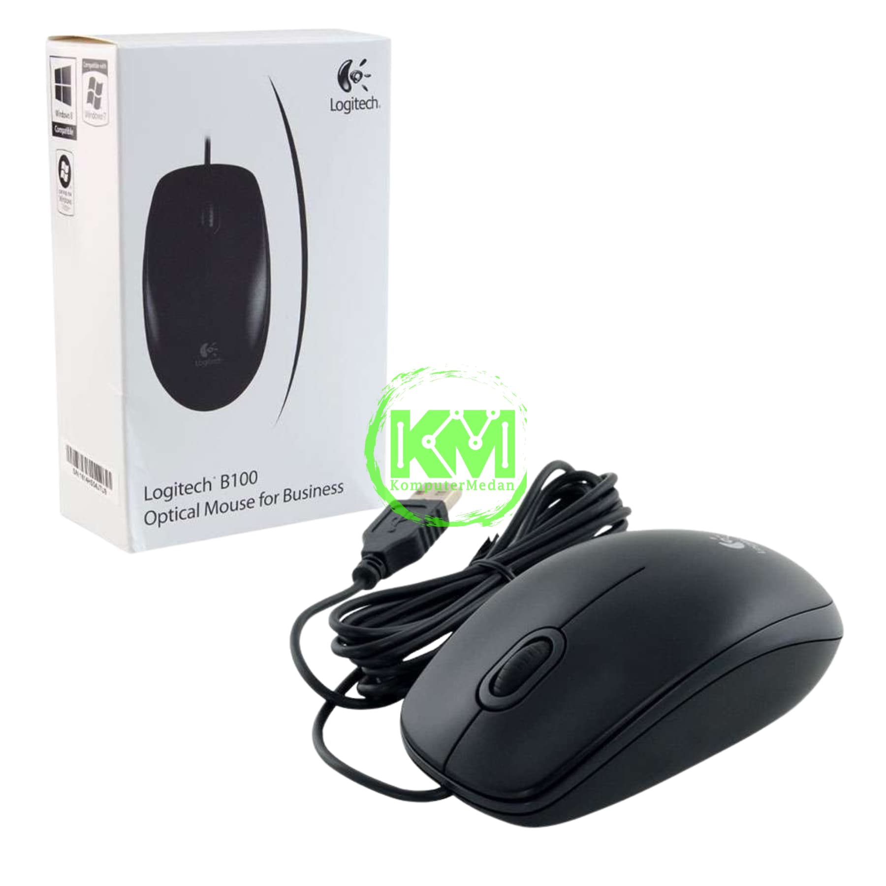 LOGITECH B100 OPTICAL MOUSE - Image 2