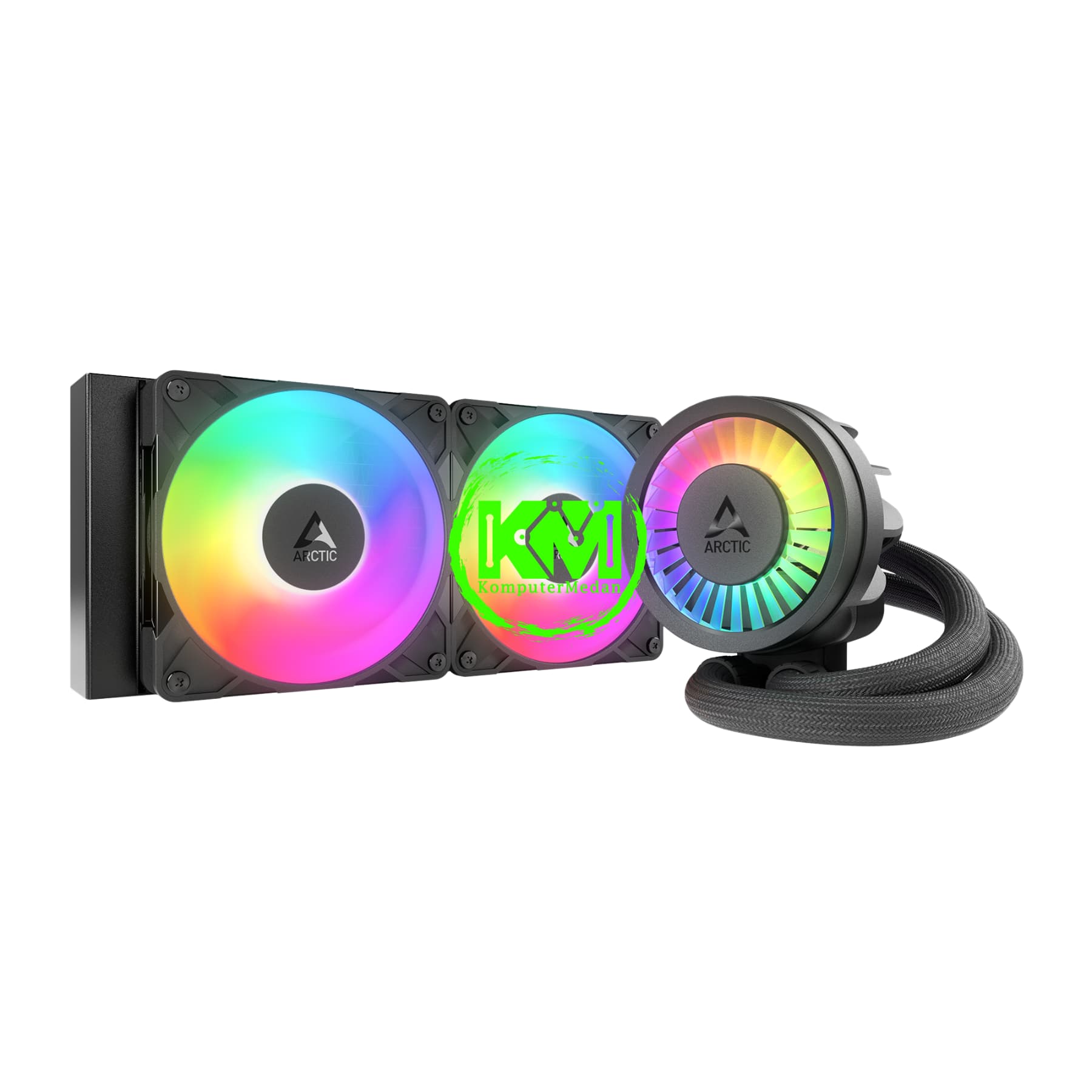 ARCTIC COOLING LIQUID FREEZER III 240 ARGB BLACK FAN PROCESSOR - Image 5